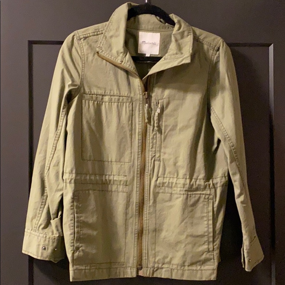 Madewell Olive Utility Jacket